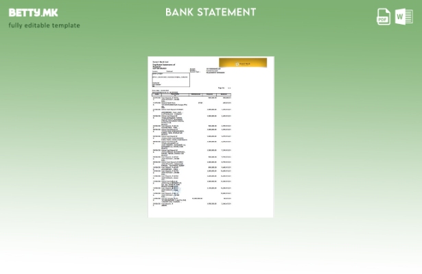 Модерен стил Пакистан Сонерски шаблон за извод од сметката